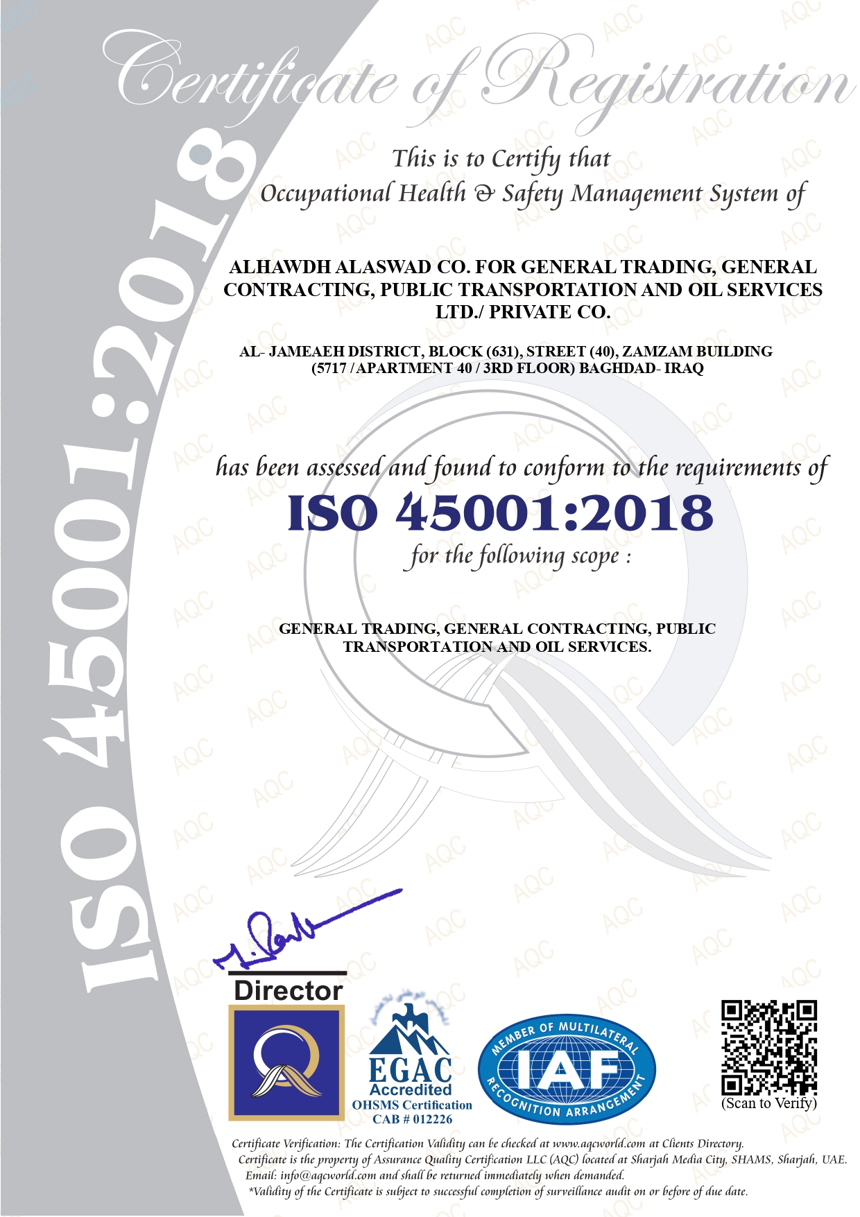 ISO 45001 Certification
